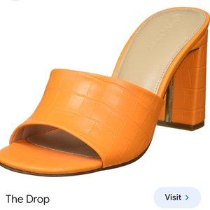 The Drop Block Heeled Mule